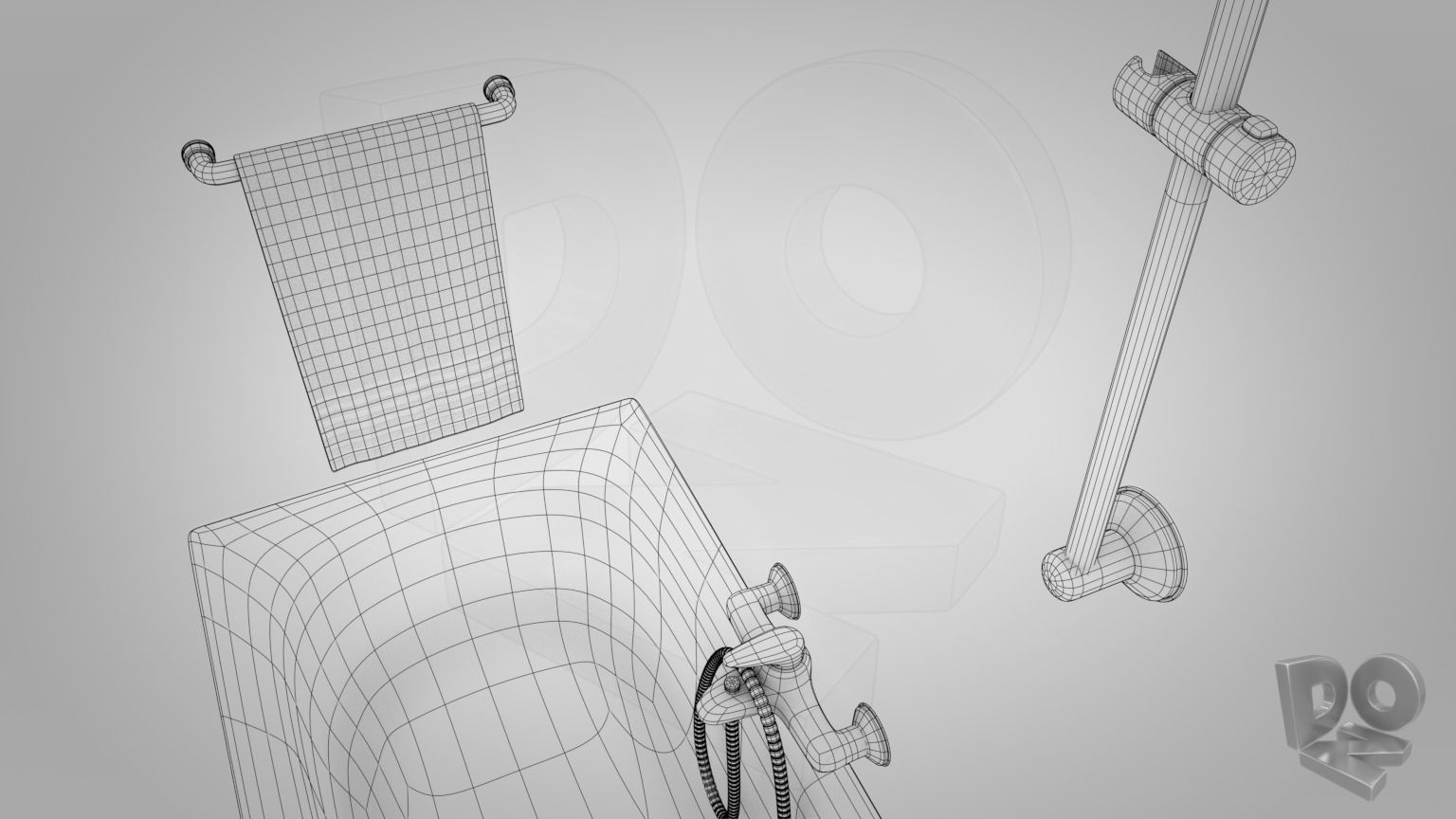 Bathroom set 3D Model Collection_23