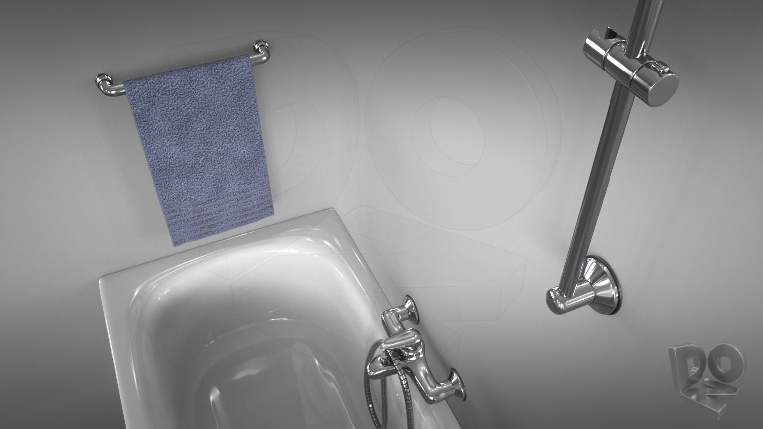 Bathroom set 3D Model Collection_22