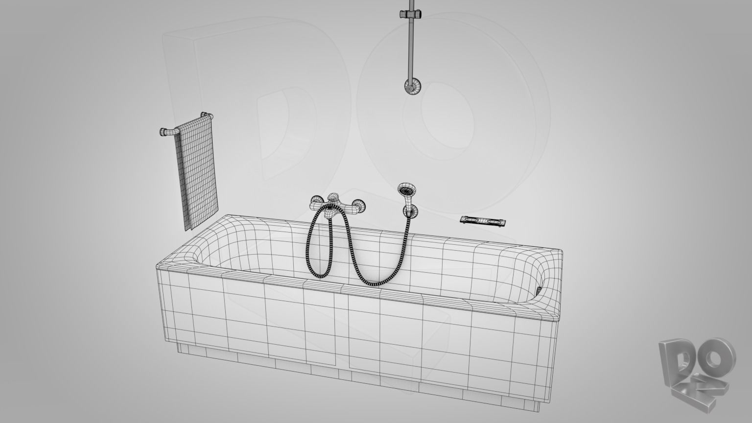 Bathroom set 3D Model Collection_21