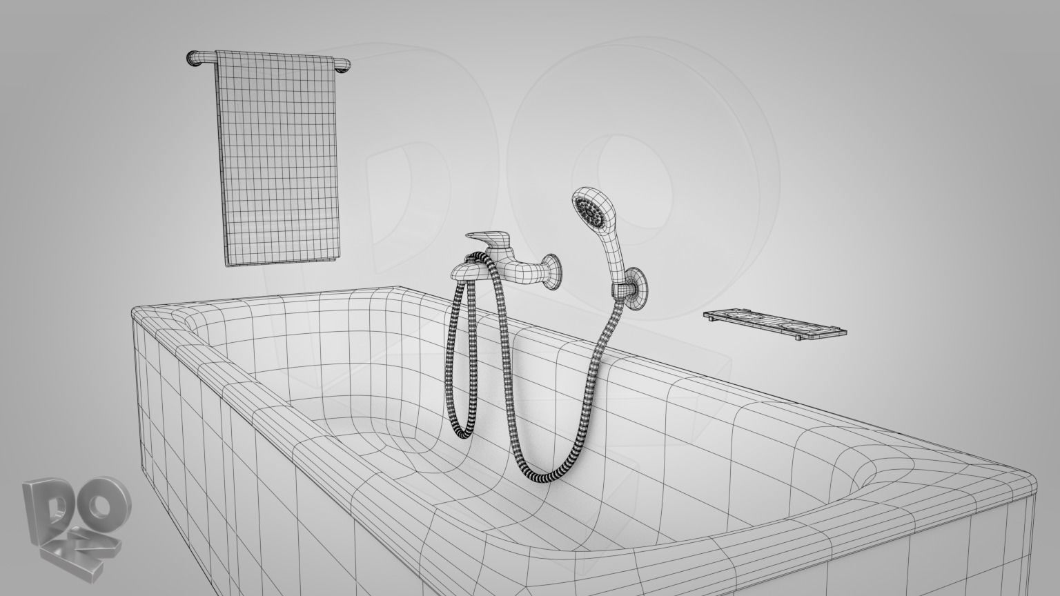 Bathroom set 3D Model Collection_7