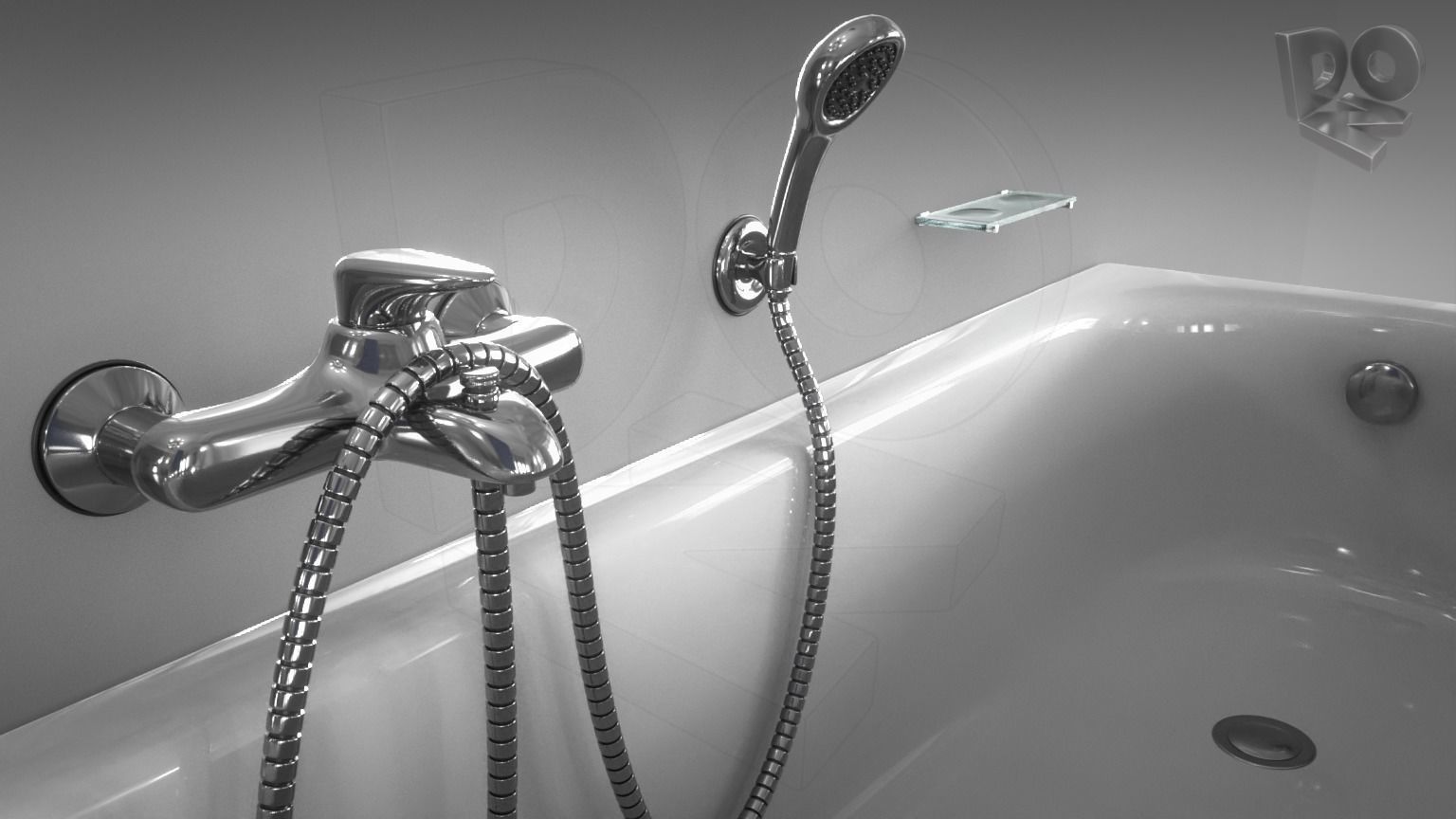 Bathroom set 3D Model Collection_13