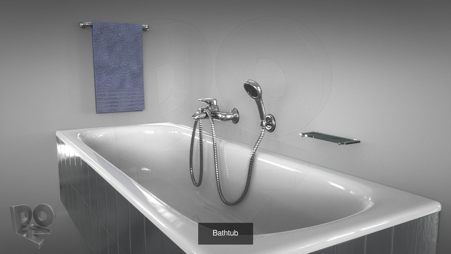 Bathroom set 3D Model Collection_4