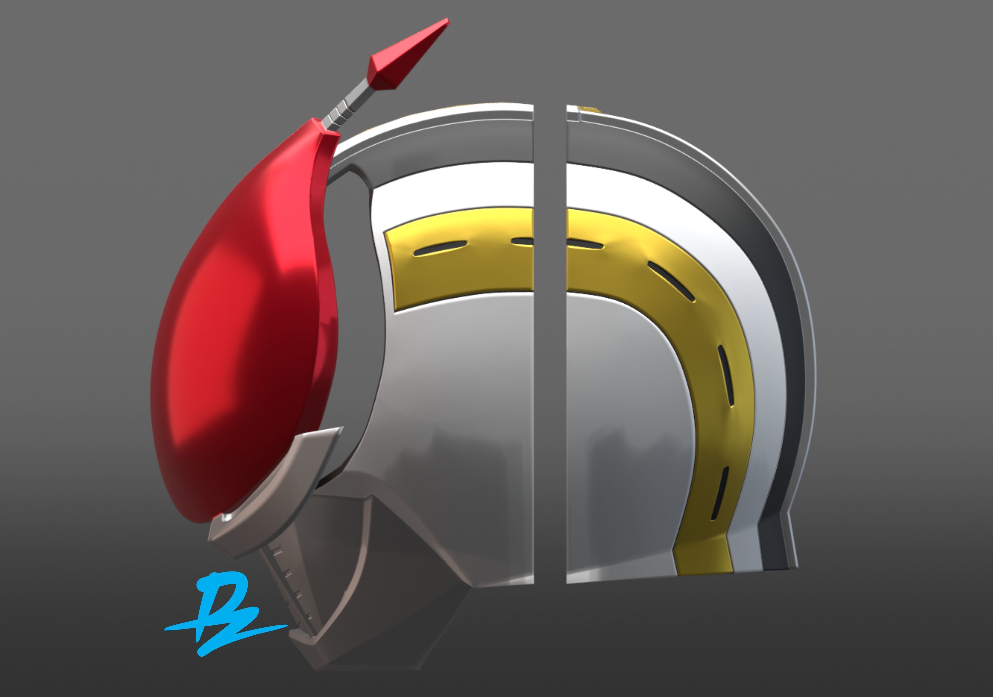 kamen rider Den O 3D print model_2