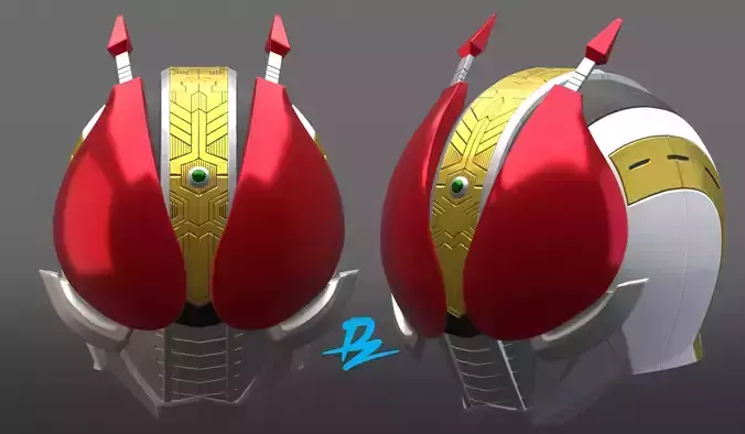 kamen rider Den O 3D print model