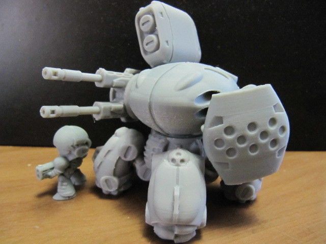 CHIBI-TECH SD - LRM-2 ML POD   3D print model_4