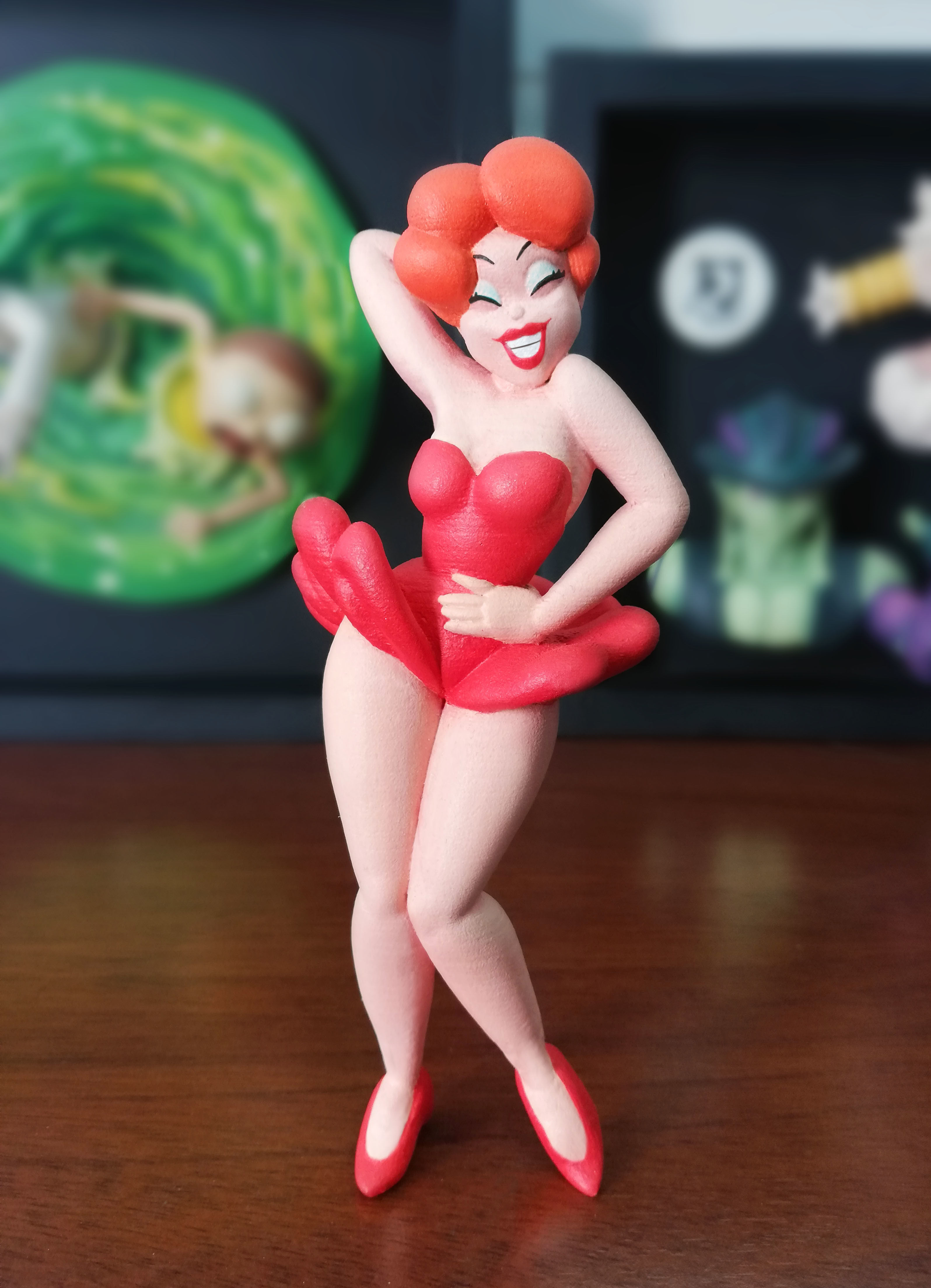 Red Hot Riding Hood and McWolf - Tex Avery - 3D Fanart -  3D print model_3