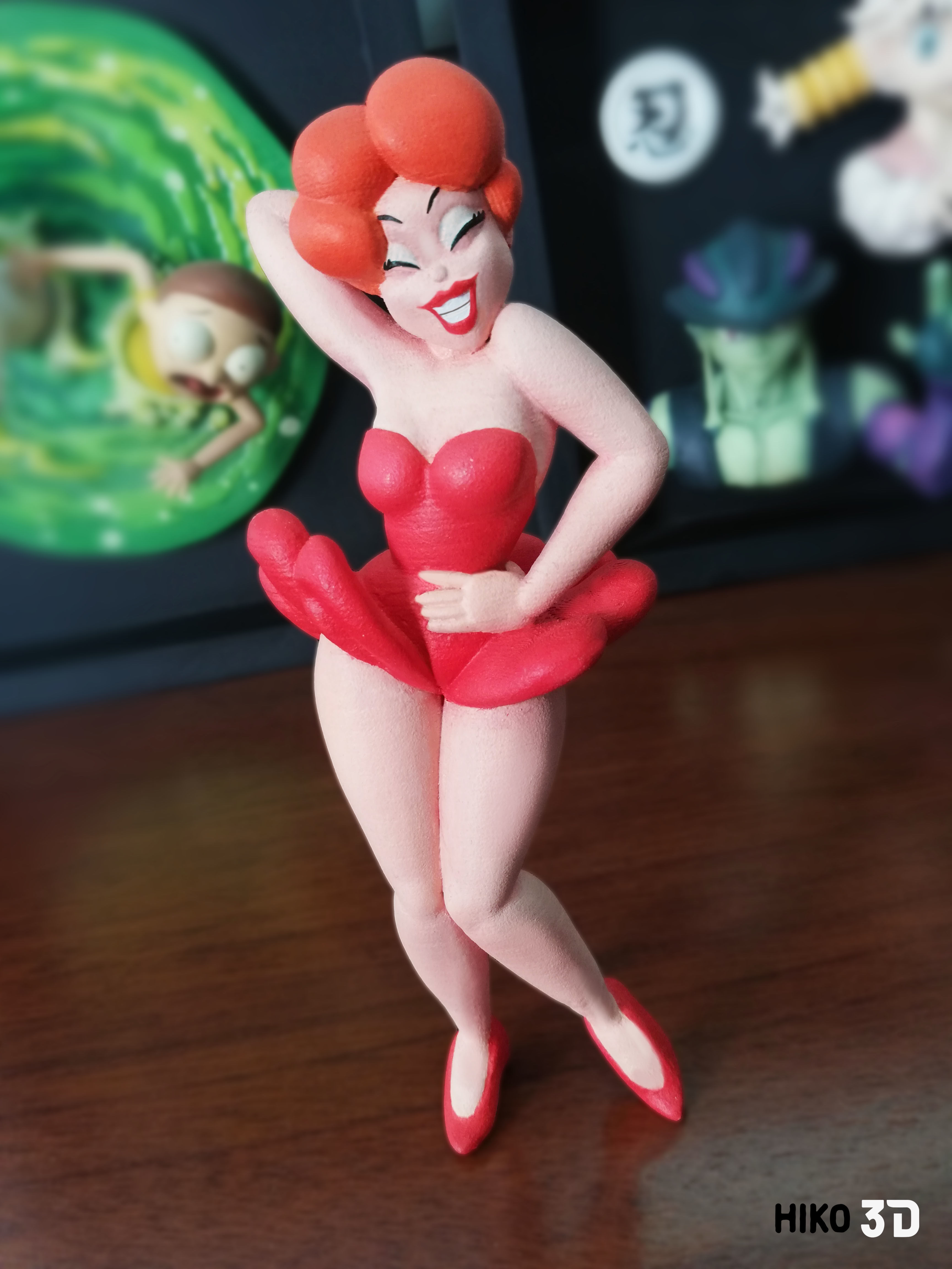 Red Hot Riding Hood and McWolf - Tex Avery - 3D Fanart -  3D print model_8