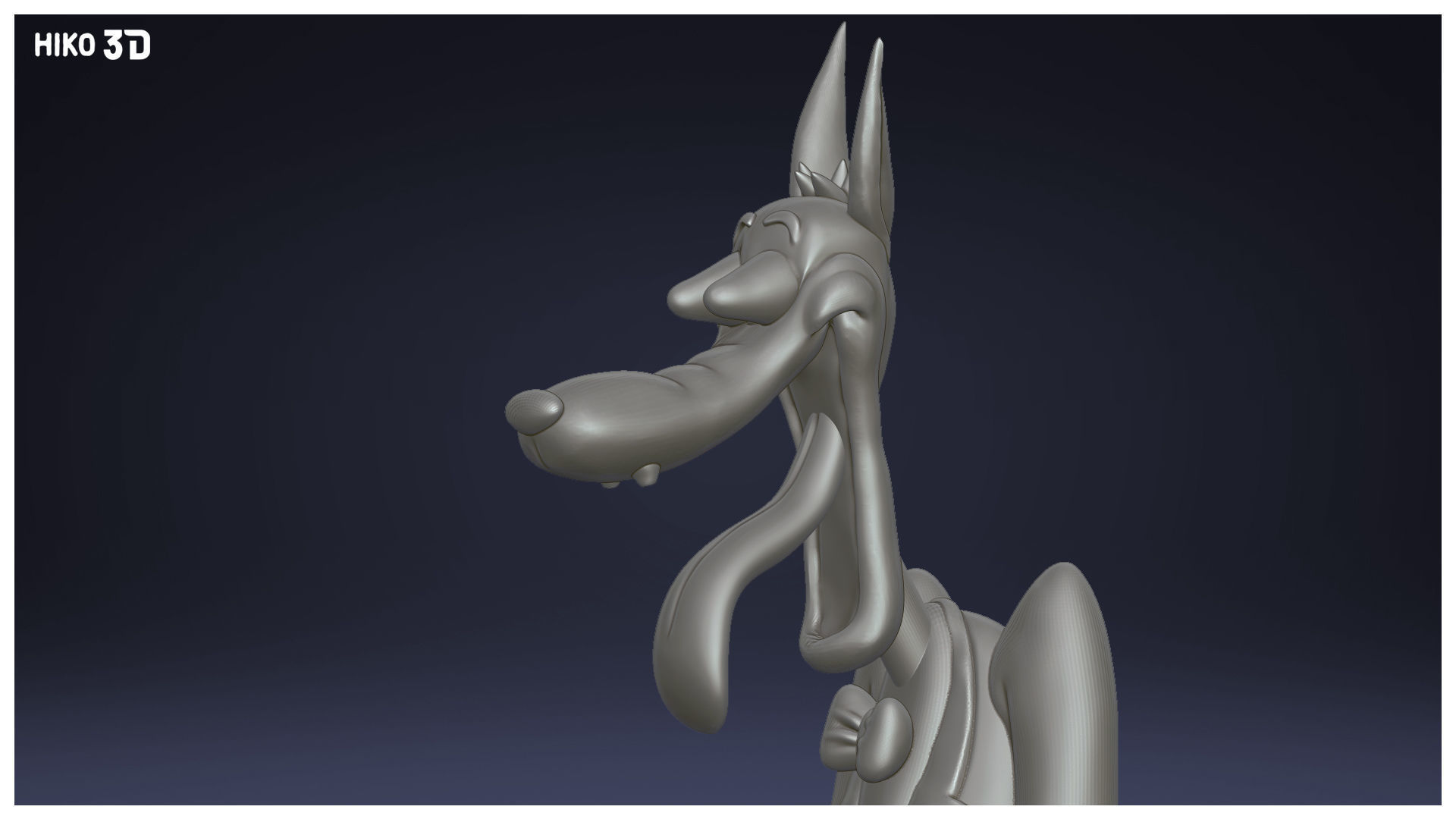 Red Hot Riding Hood and McWolf - Tex Avery - 3D Fanart -  3D print model_18