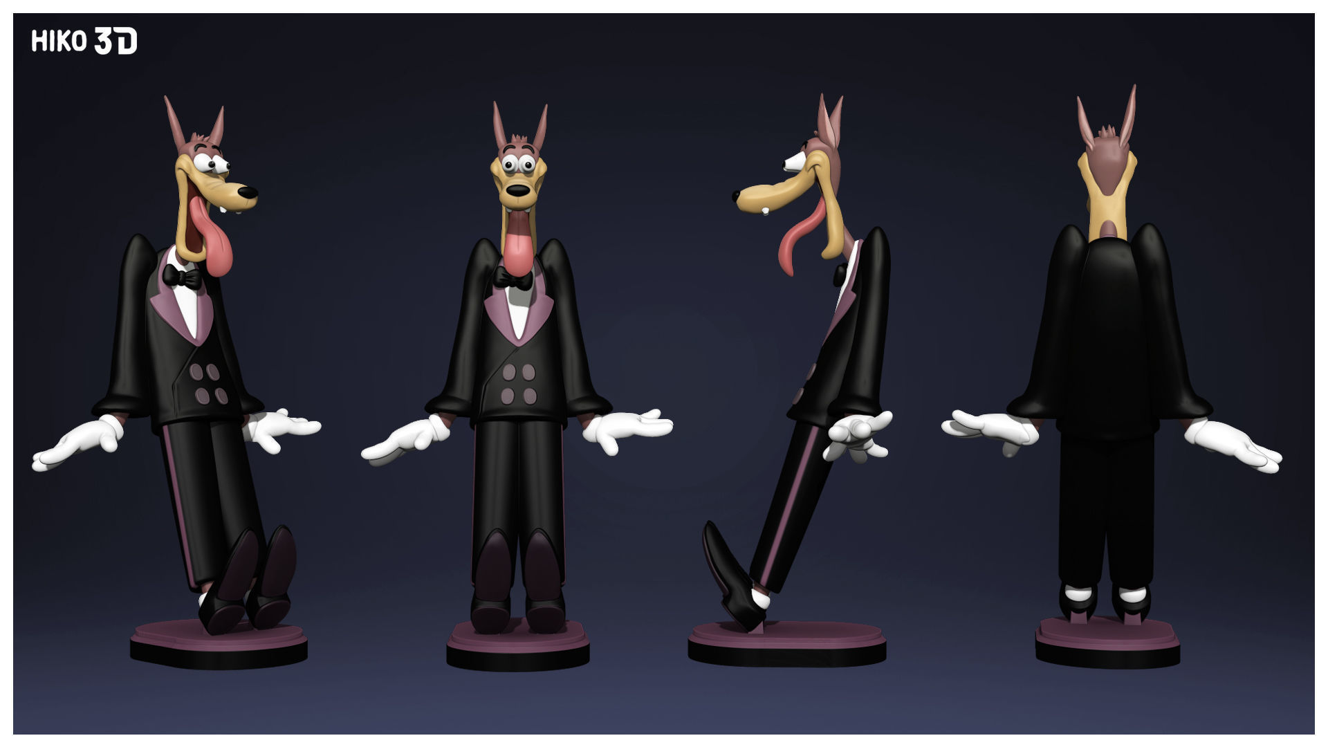 Red Hot Riding Hood and McWolf - Tex Avery - 3D Fanart -  3D print model_5