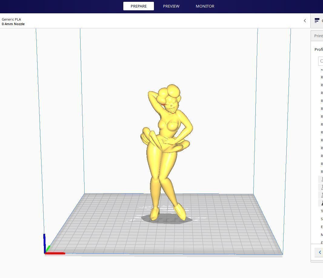 Red Hot Riding Hood and McWolf - Tex Avery - 3D Fanart -  3D print model_13