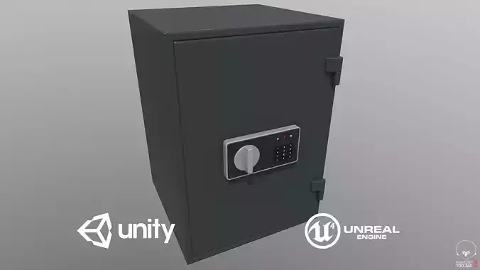 Game Ready Safe Low-poly 3D model