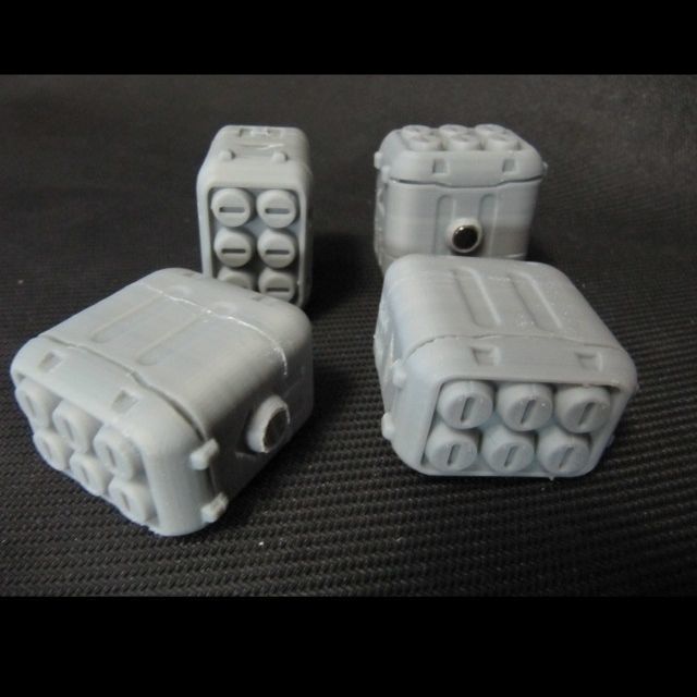 CHIBI-TECH SD - LRM-6 ML POD    3D print model_2