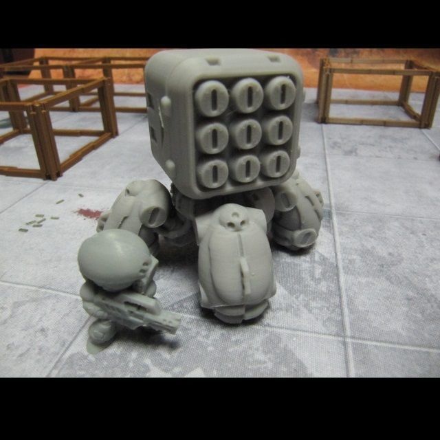 CHIBI-TECH SD - LRM-9 ML POD          3D print model_8