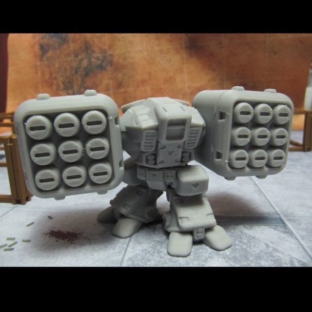 CHIBI-TECH SD - LRM-9 ML POD          3D print model_6