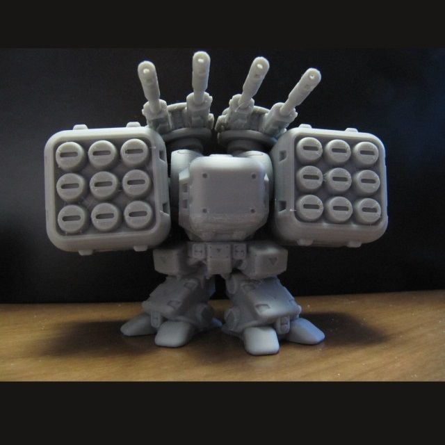 CHIBI-TECH SD - LRM-9 ML POD          3D print model_3