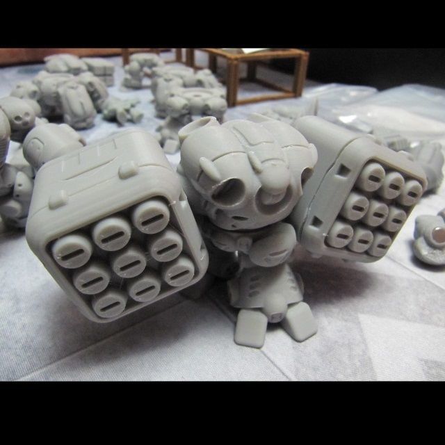 CHIBI-TECH SD - LRM-9 ML POD          3D print model_5