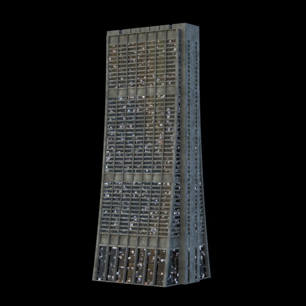 Chase Tower Chicago 3D model_1