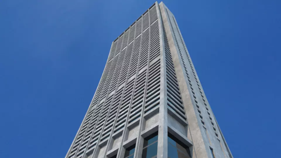 Chase Tower Chicago 3D model_0