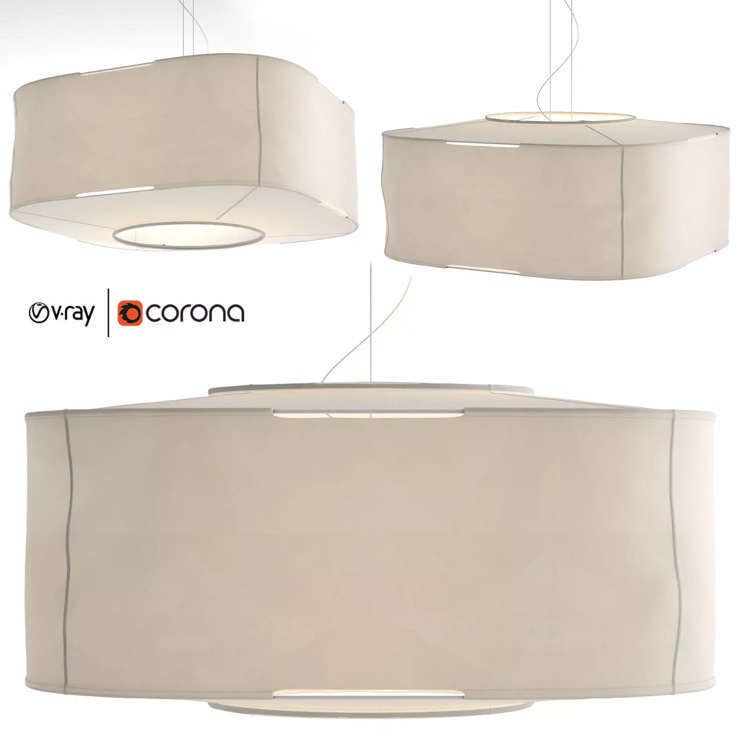 AllSew 36 Square Pendant 3D model_0