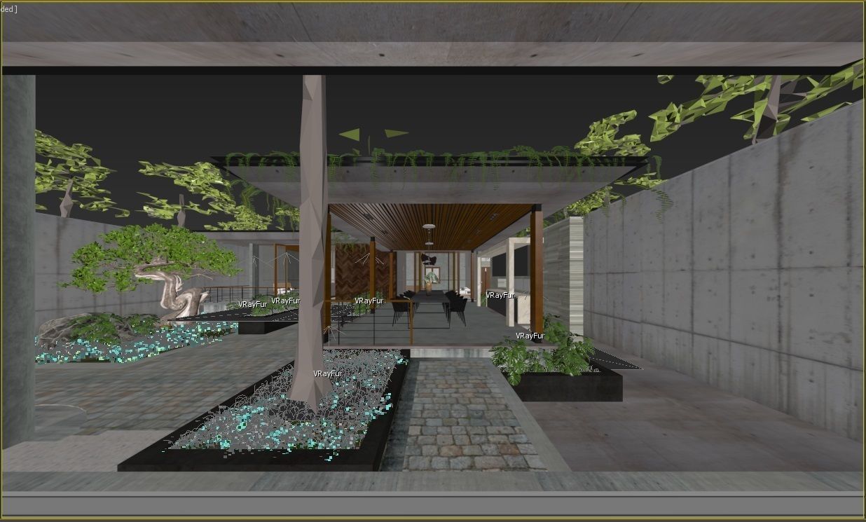 Villa Japan 3D model_4