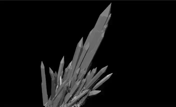 Crystal IMM Zbrush 3D model