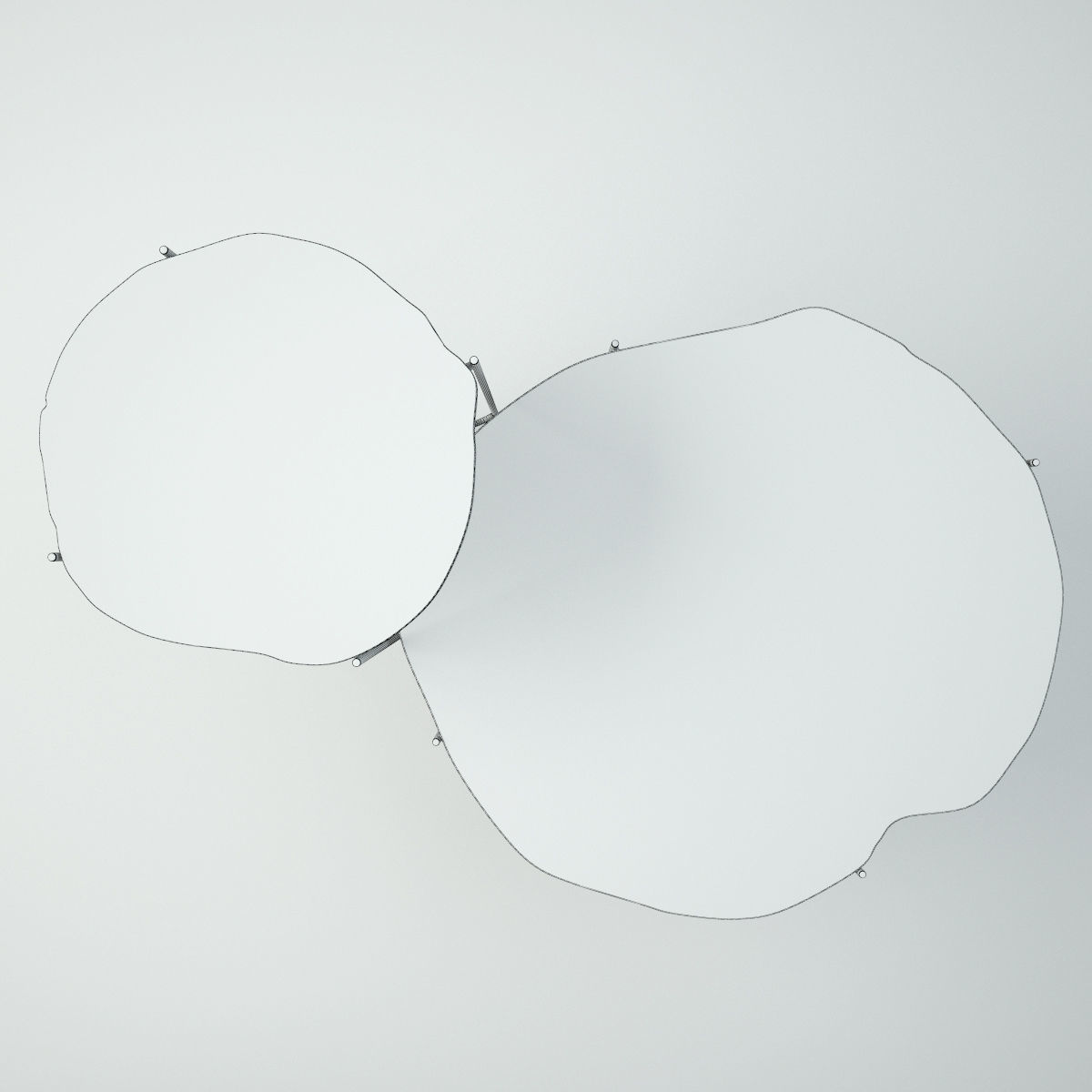 Wood Slice Coffee Tables 3D model_4