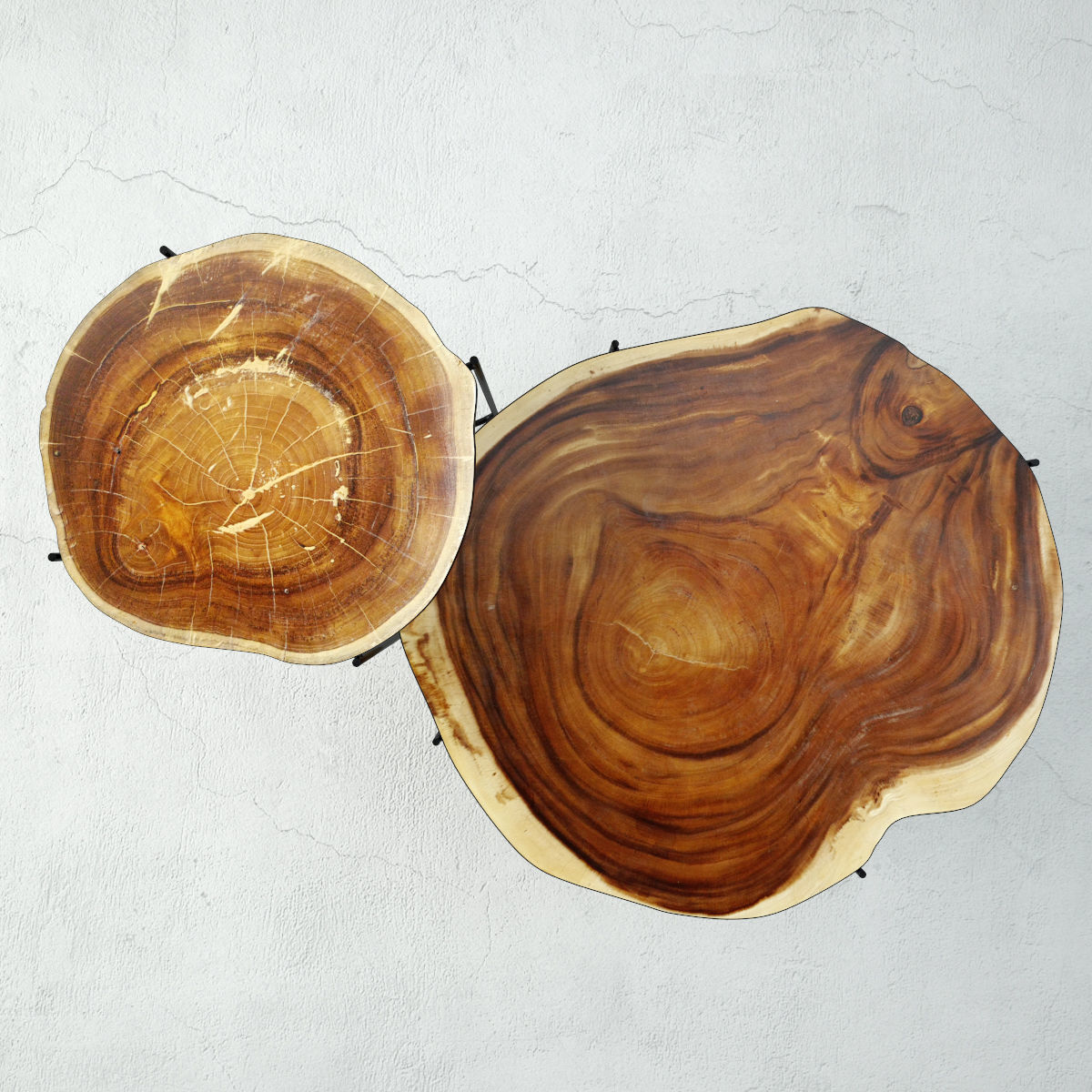 Wood Slice Coffee Tables 3D model_3