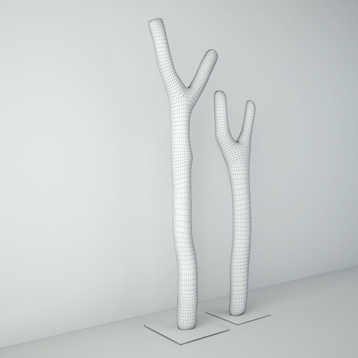 Wooden Decoration 3D model_4