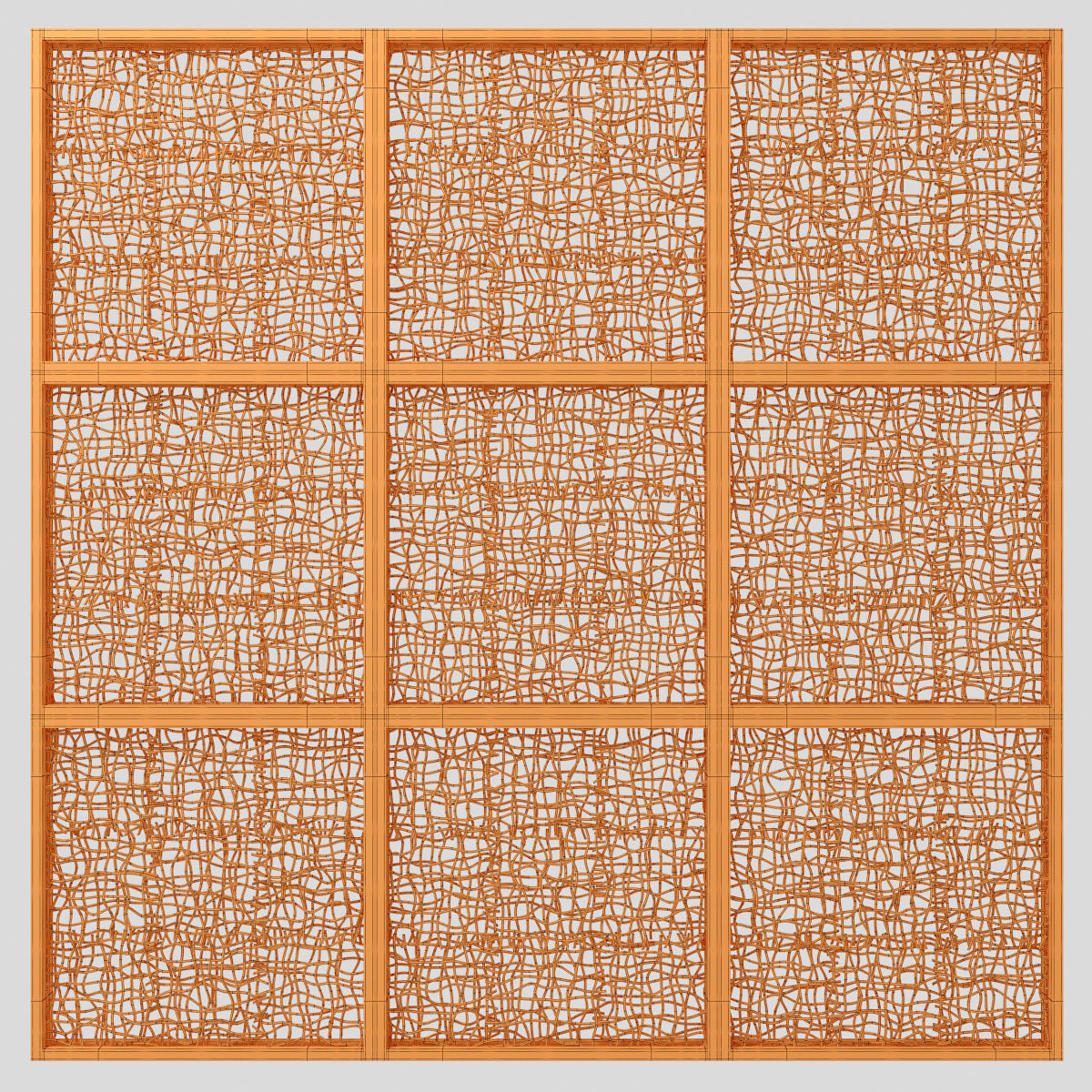 Ceiling wood curls  branch n1 3D model_14