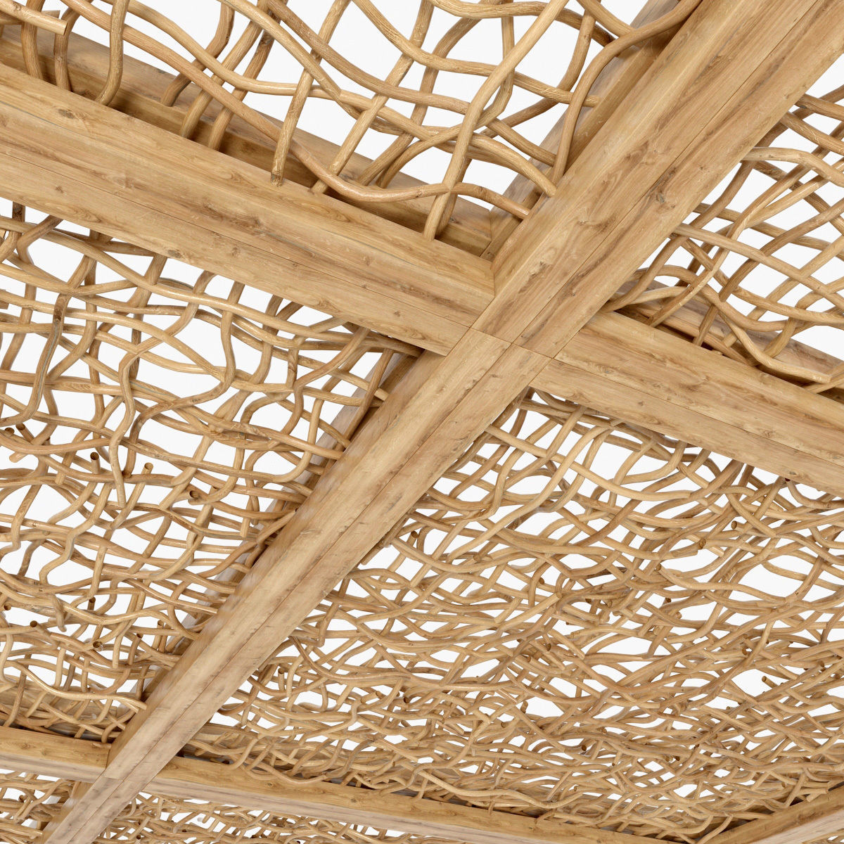 Ceiling wood curls  branch n1 3D model_3