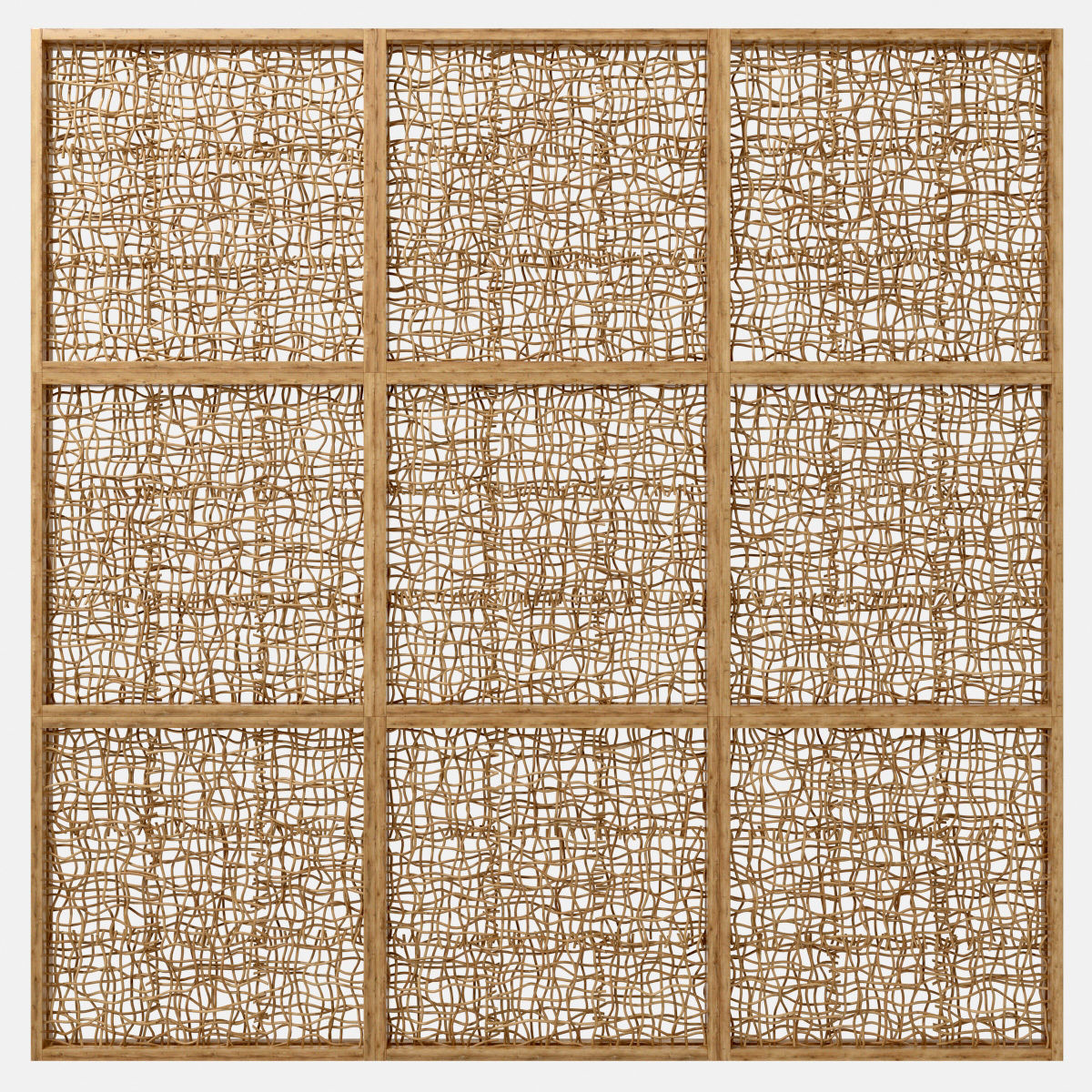 Ceiling wood curls  branch n1 3D model_6