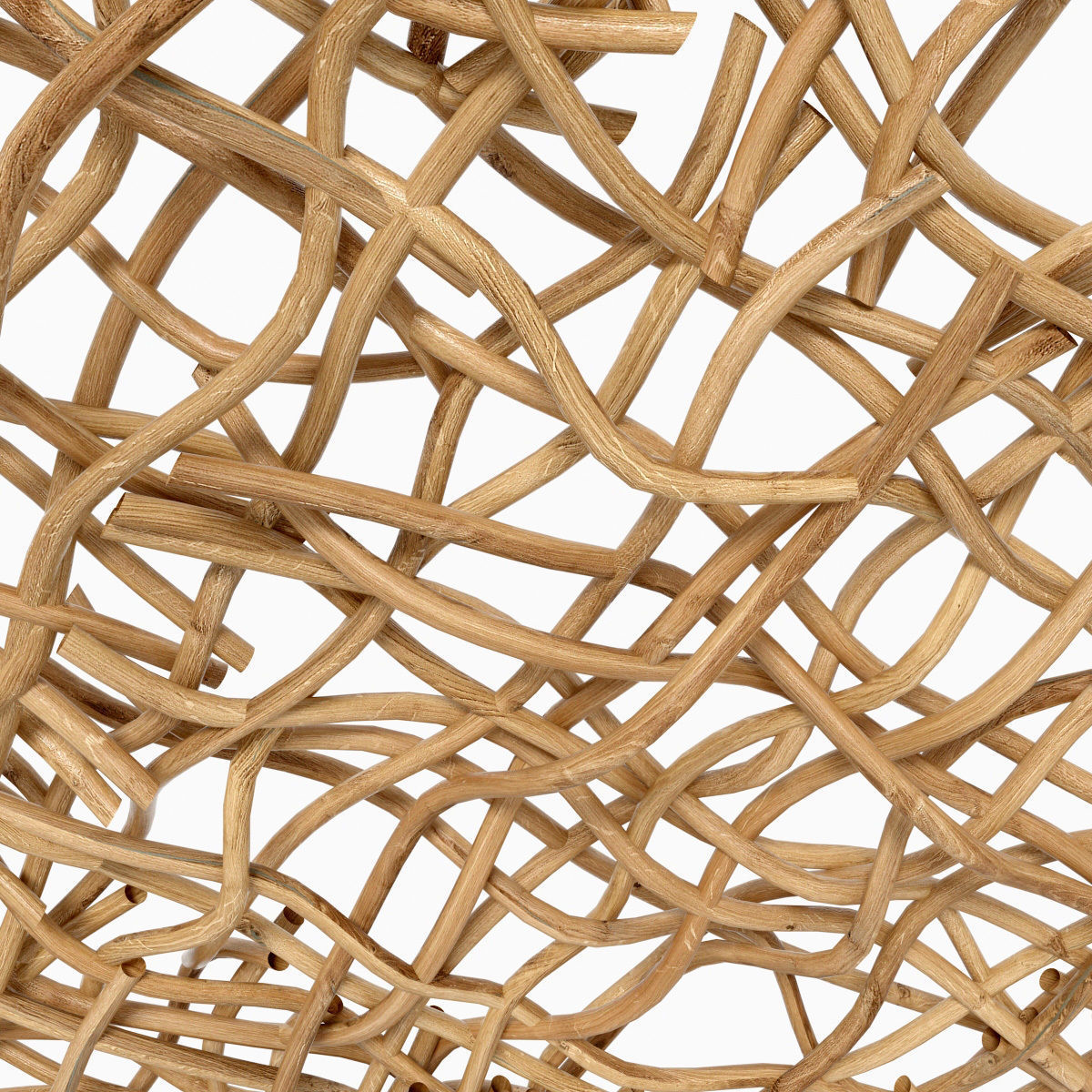 Ceiling wood curls  branch n1 3D model_7