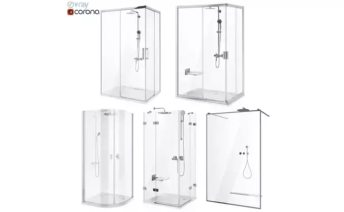 Ravak and Radaway shower set 88