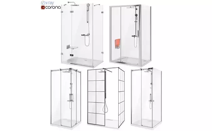 Ravak and Radaway shower set 89