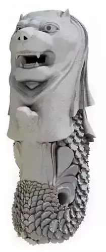 Merlion singapore lion statue