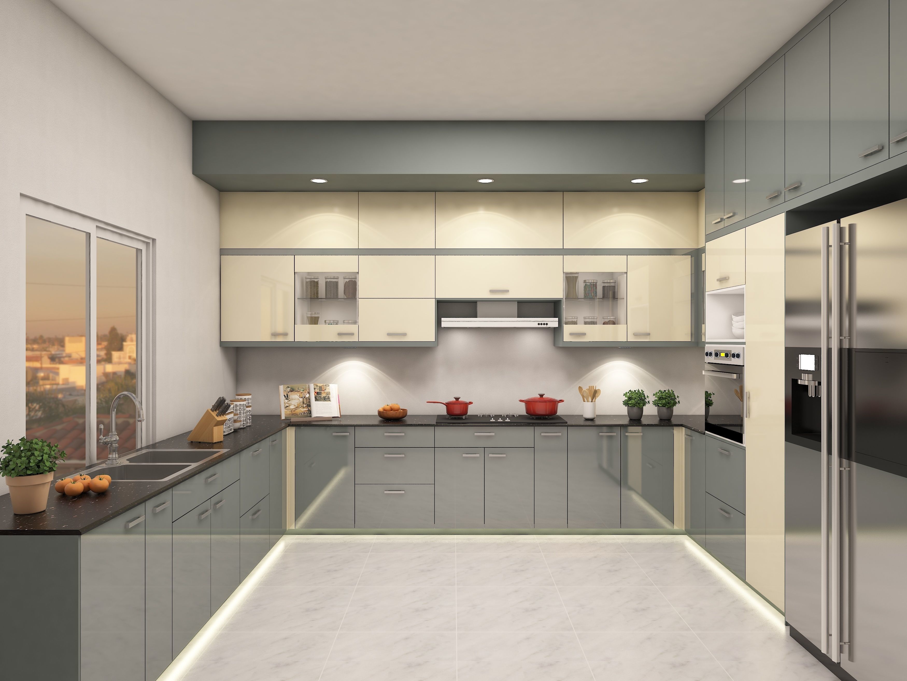 Kitchen Cabinet 3D model_5