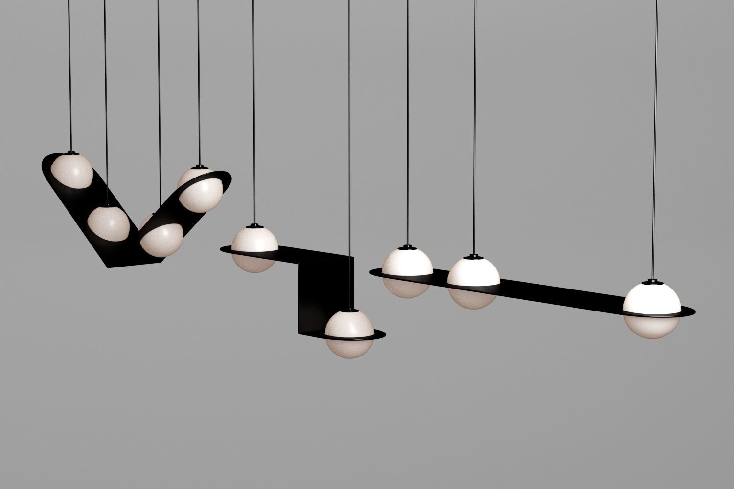 Laurent Suspension Light 3D model_5