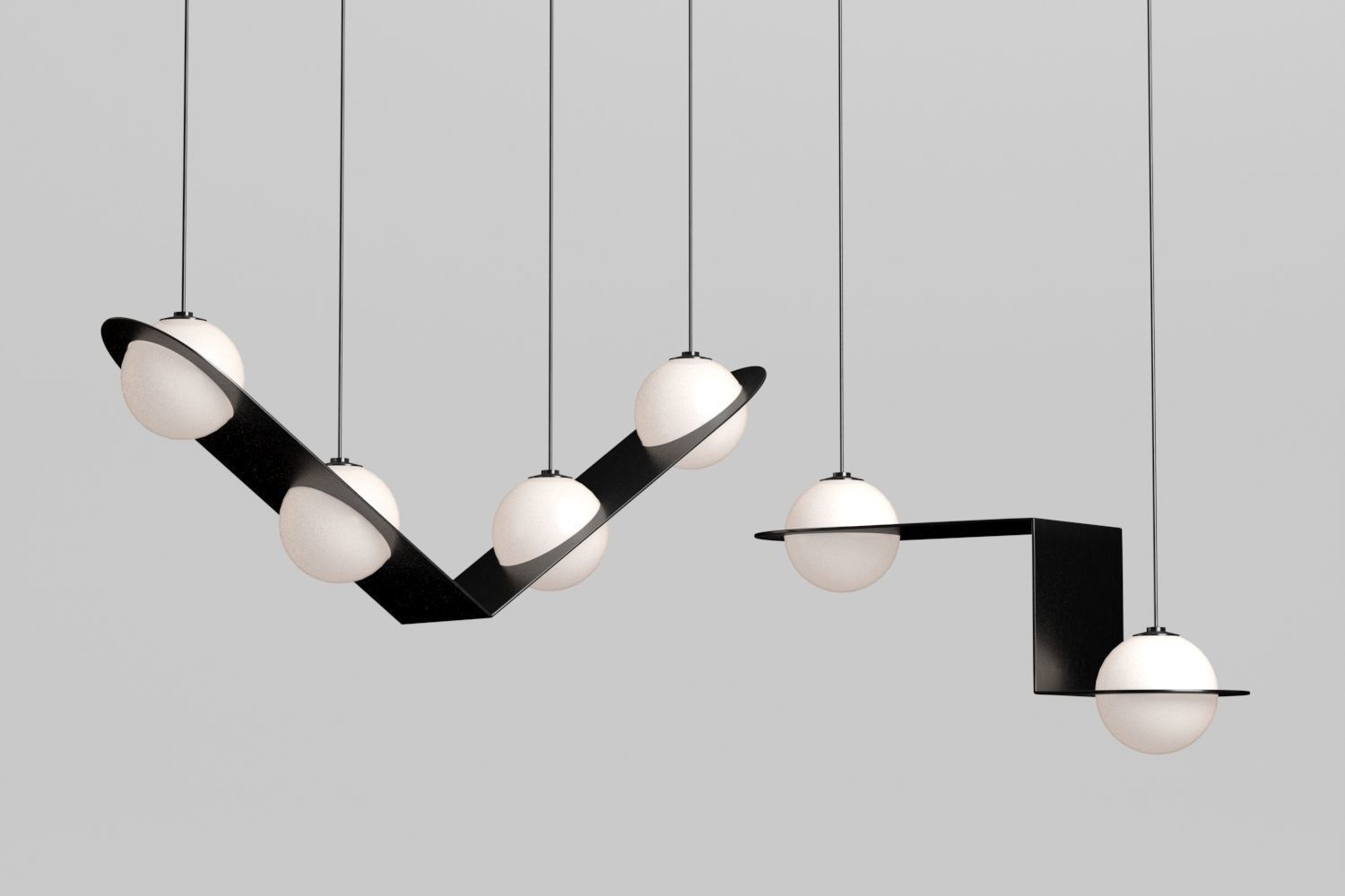 Laurent Suspension Light 3D model_1