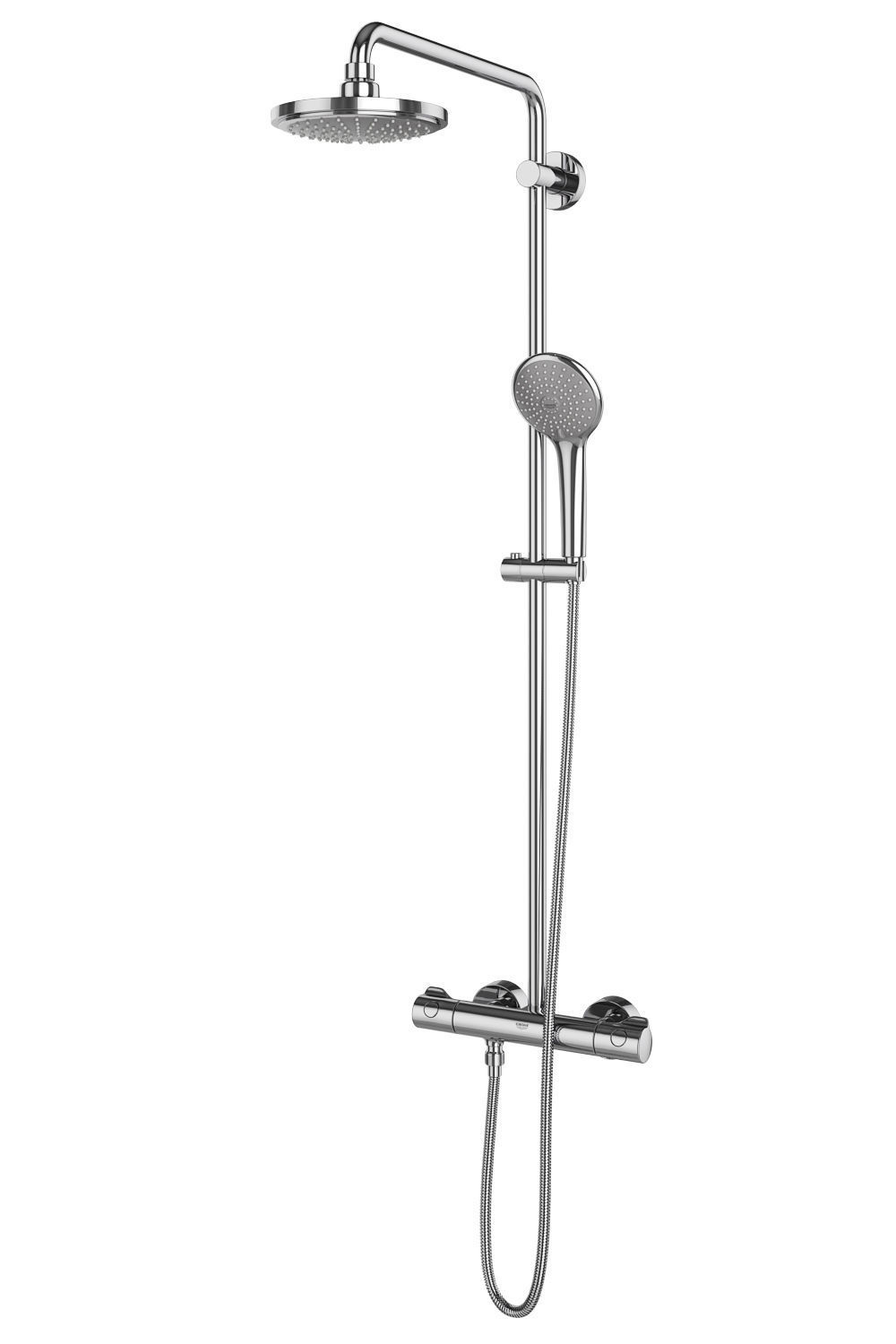 Shower systems Villeroy and Boch -Ravak -GROHE set 91 3D model_4