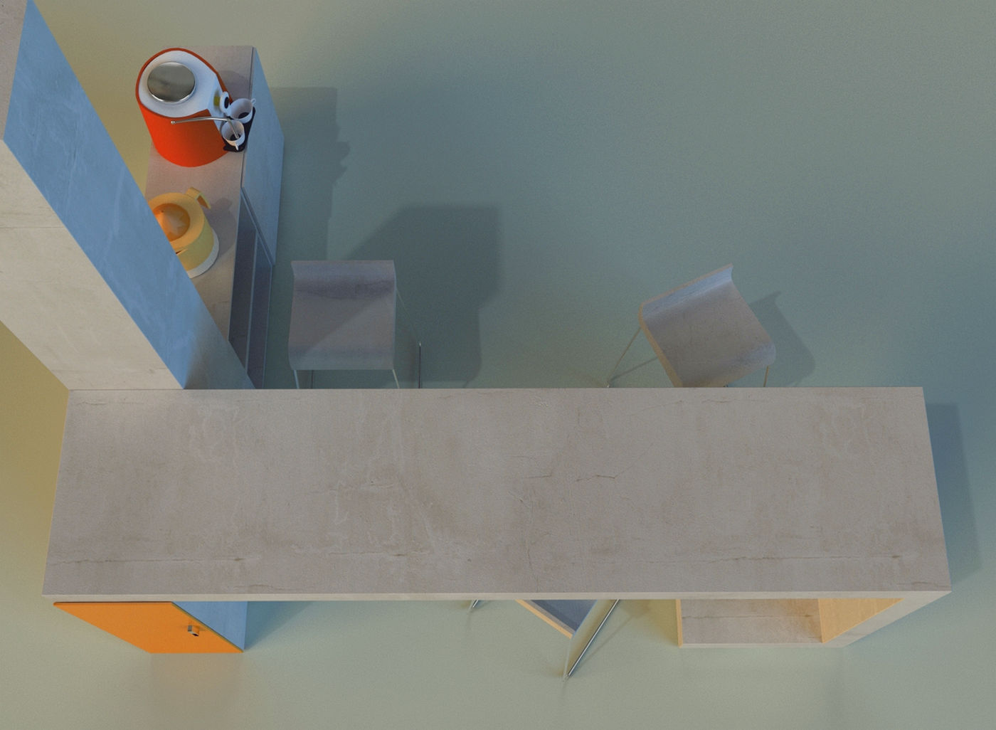 Bar in the Art Nouveau style 3D model_4