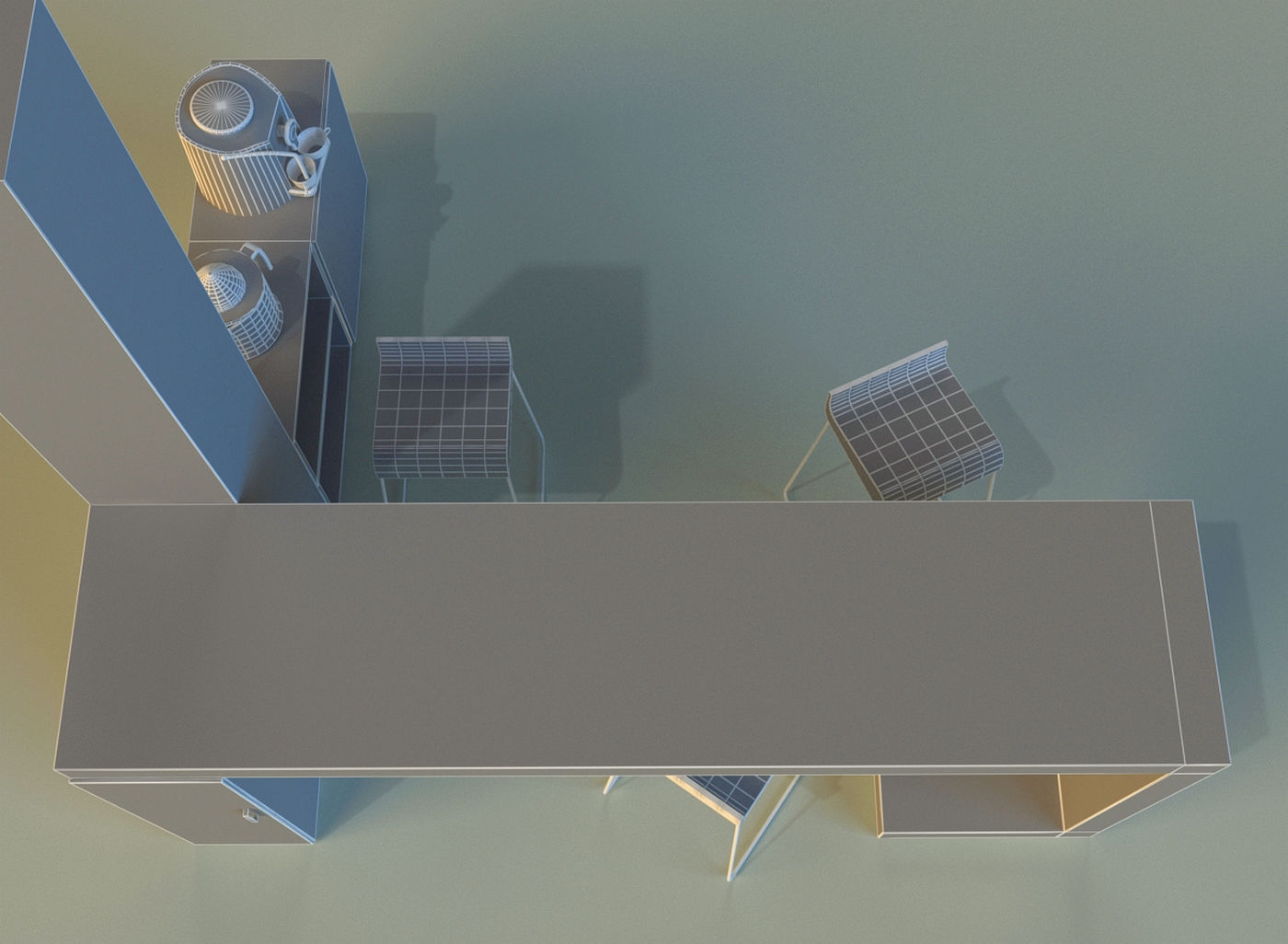 Bar in the Art Nouveau style 3D model_12