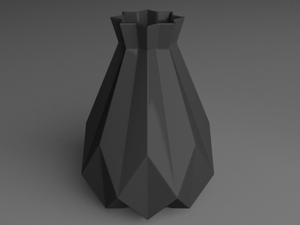 Flower Vase 3D printable model Decoration Print 3D print model_3