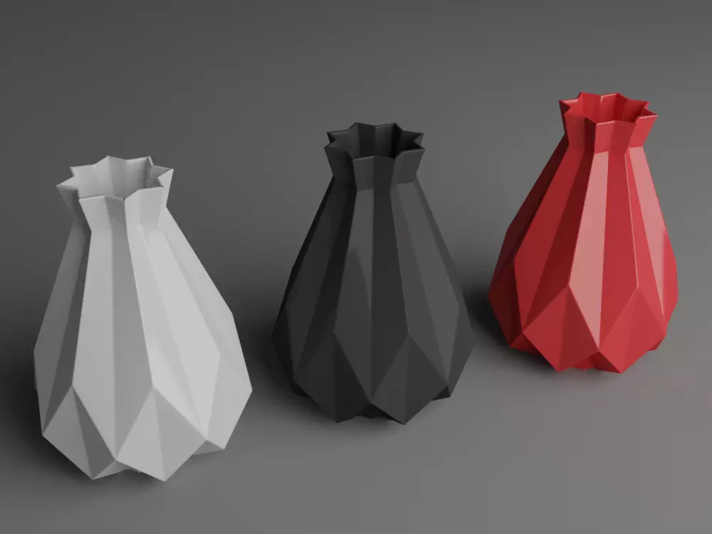 Flower Vase 3D printable model Decoration Print 3D print model_0