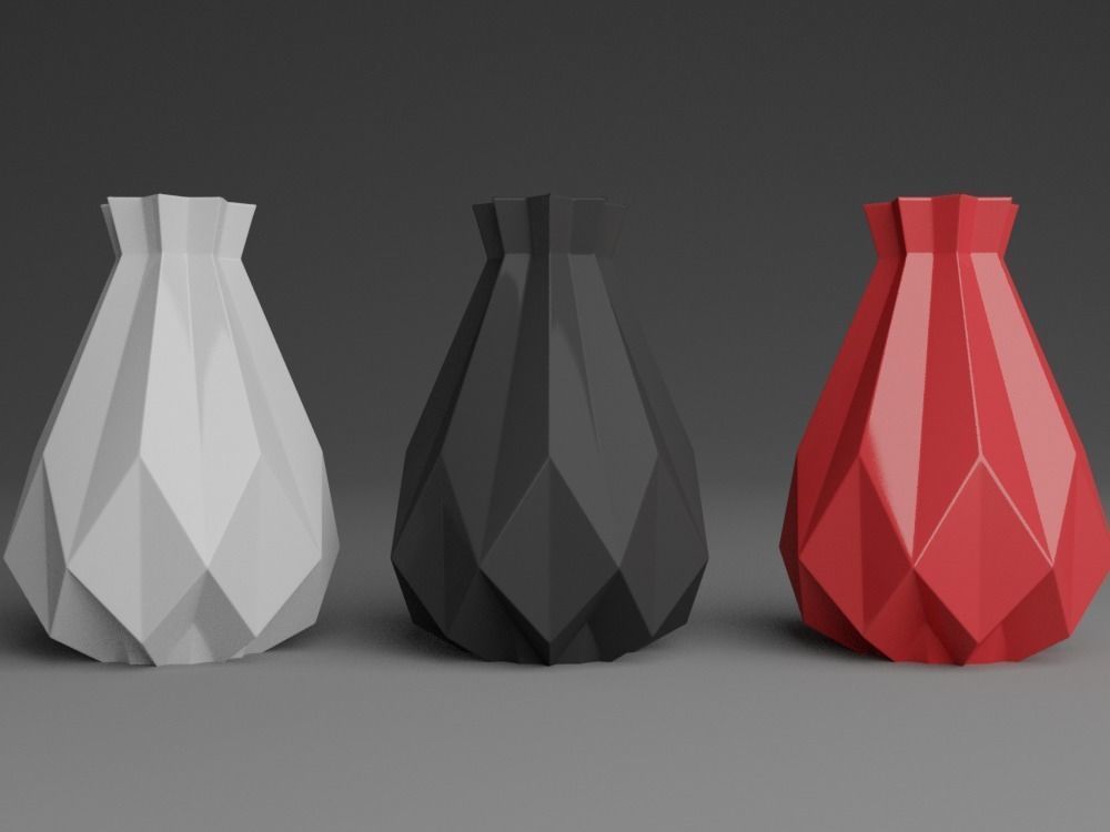 Flower Vase 3D printable model Decoration Print 3D print model_1