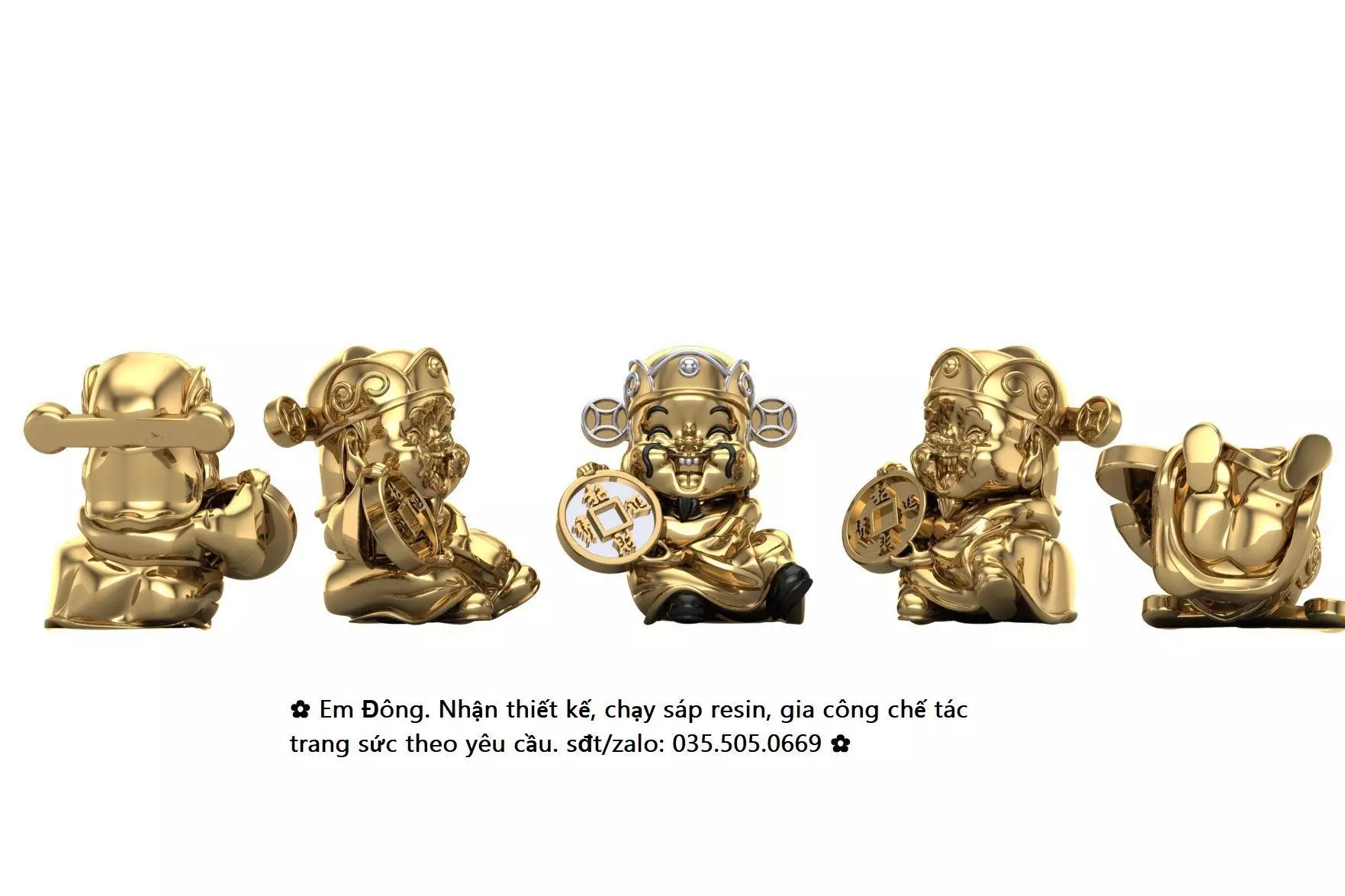 God of wealth 3D print model