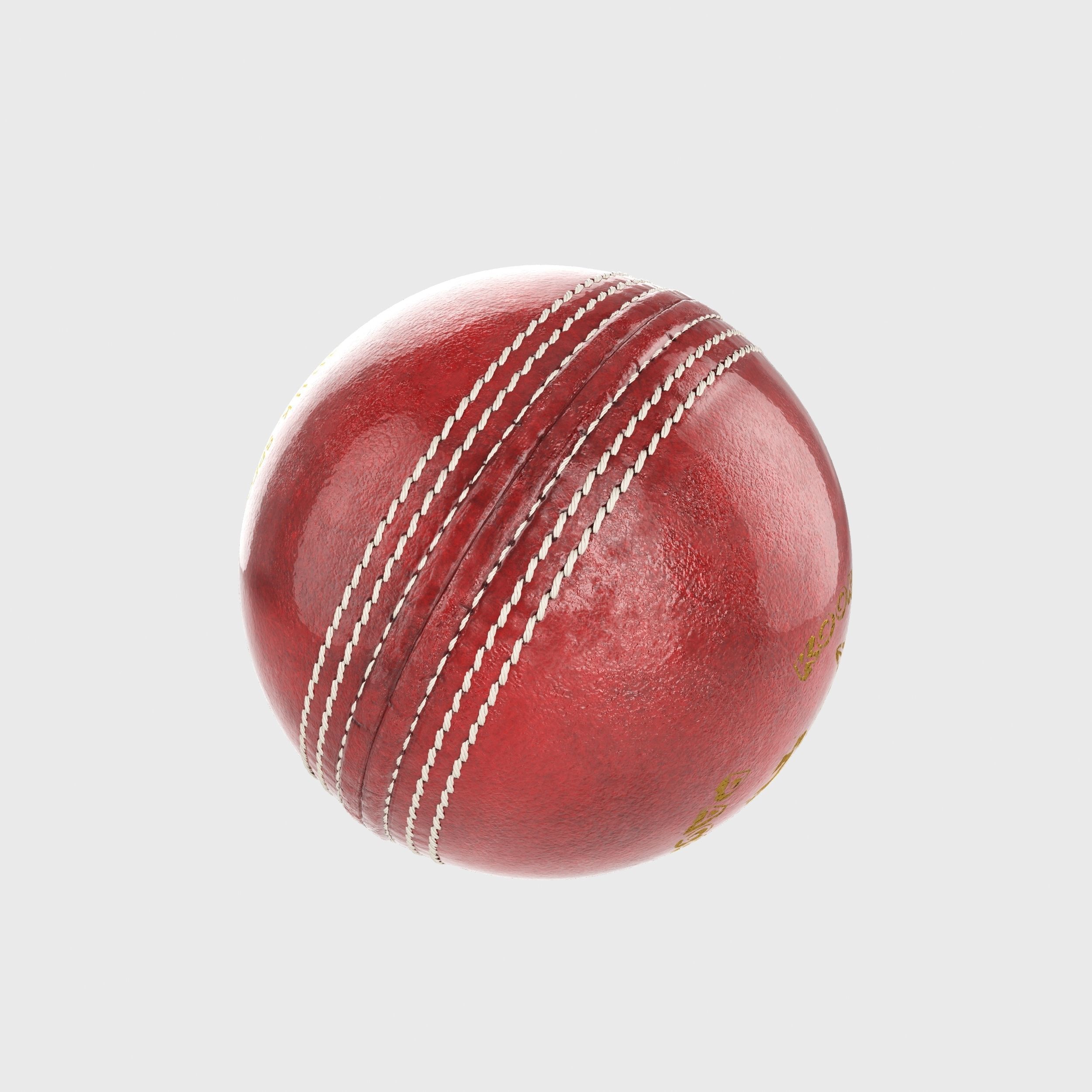 Cricket Ball 3D model_1