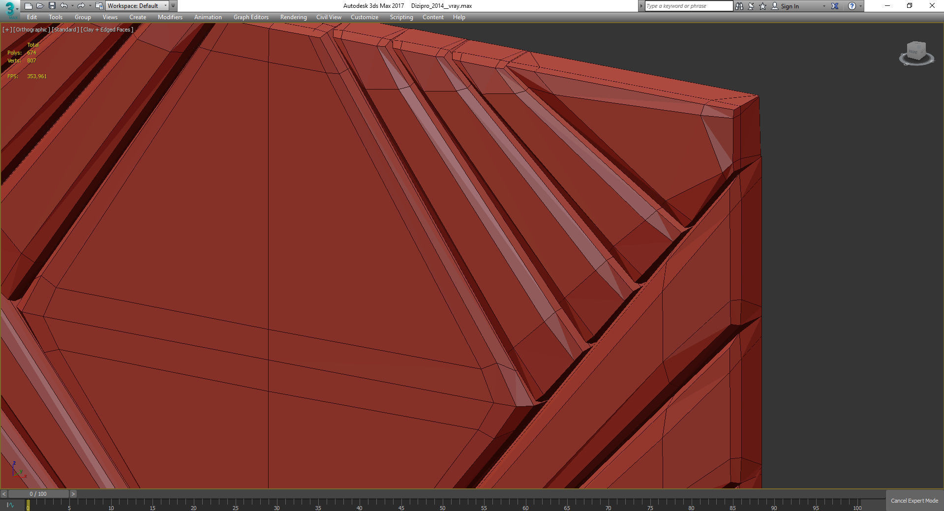 Headboard Premium 3d model Low-poly 3D model_4