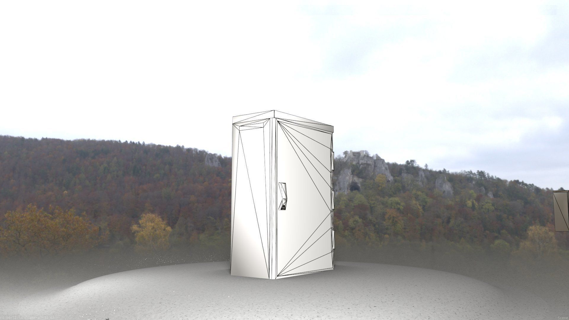 Electrical Distribution Cabinet 4 Low-poly 3D model_24