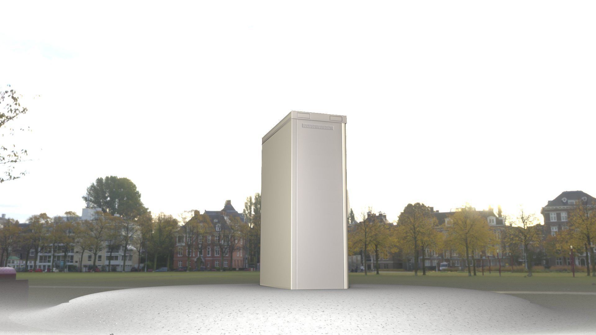 Electrical Distribution Cabinet 4 Low-poly 3D model_98