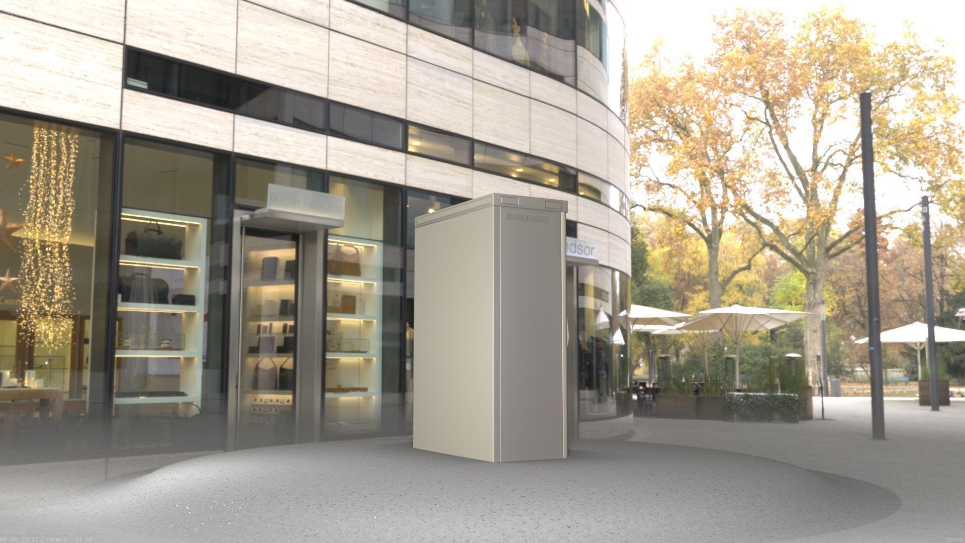 Electrical Distribution Cabinet 4 Low-poly 3D model_72